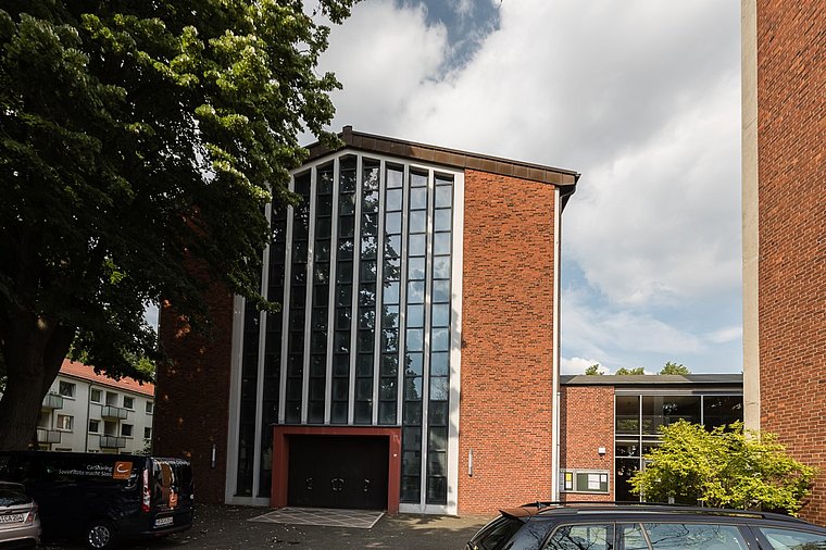 Außenaufnahme der Kirche St. Marien in Bremen-Walle