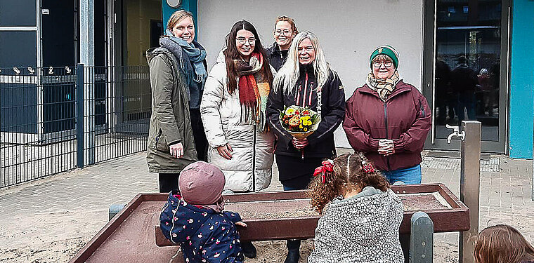 Kinder-Matsch-Tisch in St. Bonifatius