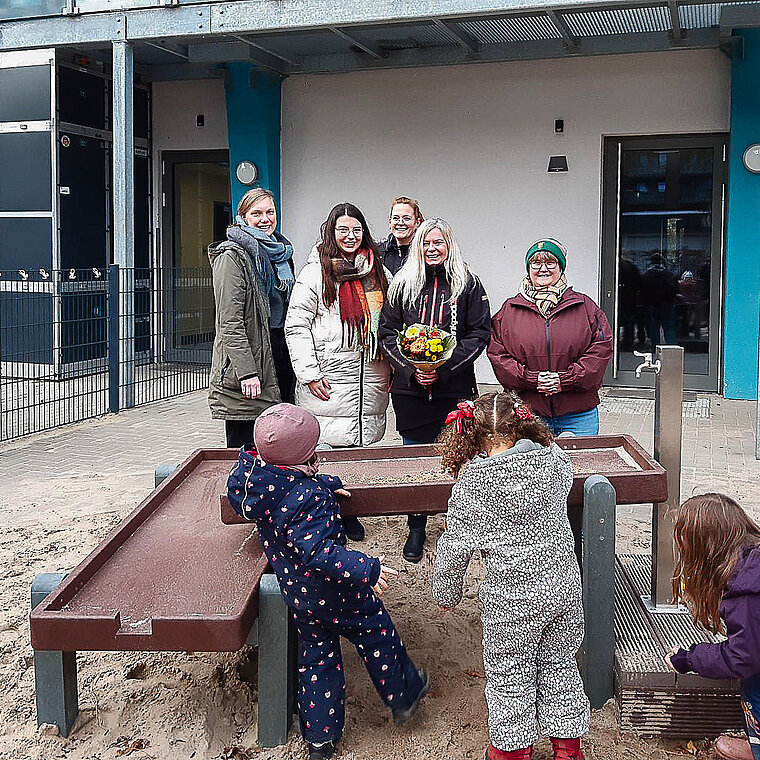 Kinder-Matsch-Tisch in St. Bonifatius